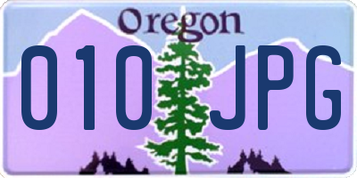 OR license plate 010JPG