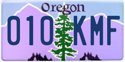 OR license plate 010KMF
