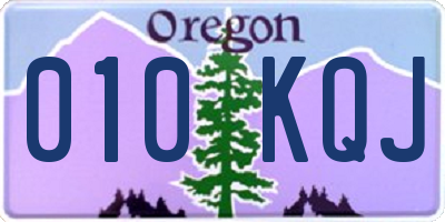 OR license plate 010KQJ