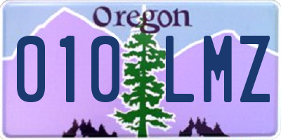 OR license plate 010LMZ