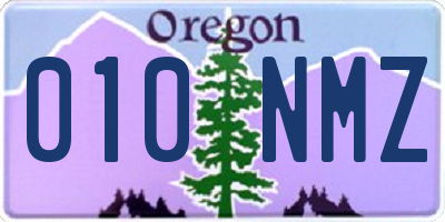 OR license plate 010NMZ