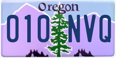 OR license plate 010NVQ