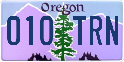 OR license plate 010TRN