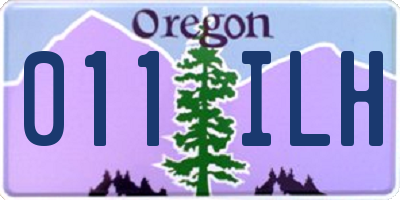 OR license plate 011ILH