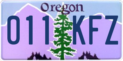 OR license plate 011KFZ