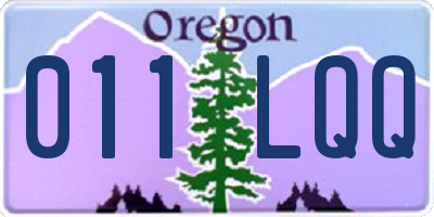 OR license plate 011LQQ