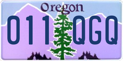 OR license plate 011QGQ