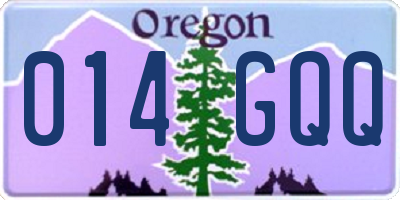 OR license plate 014GQQ
