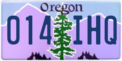 OR license plate 014IHQ