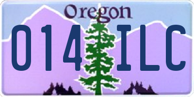 OR license plate 014ILC