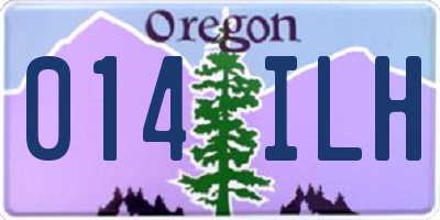 OR license plate 014ILH