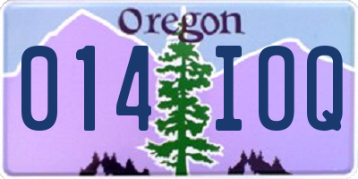 OR license plate 014IOQ