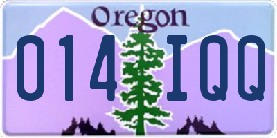 OR license plate 014IQQ