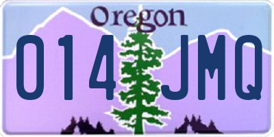 OR license plate 014JMQ