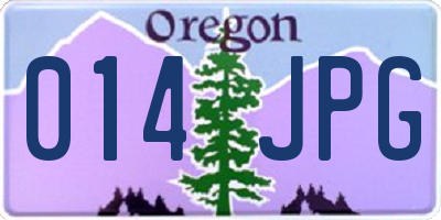 OR license plate 014JPG
