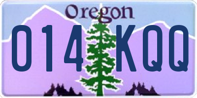 OR license plate 014KQQ