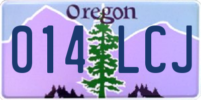 OR license plate 014LCJ