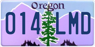 OR license plate 014LMD