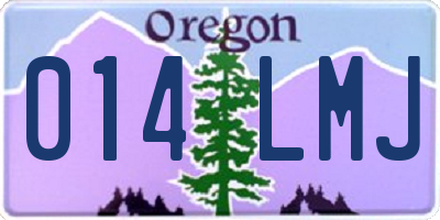 OR license plate 014LMJ