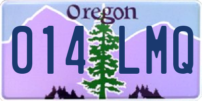 OR license plate 014LMQ
