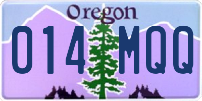 OR license plate 014MQQ