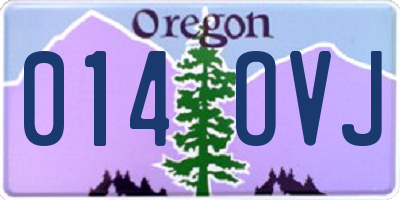 OR license plate 014OVJ