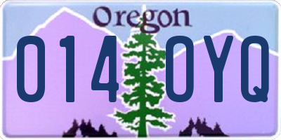 OR license plate 014OYQ