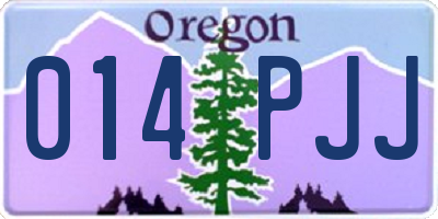 OR license plate 014PJJ