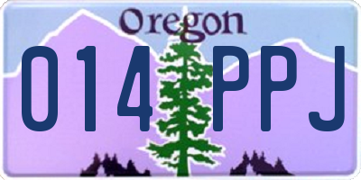 OR license plate 014PPJ