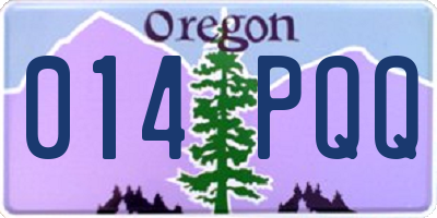 OR license plate 014PQQ