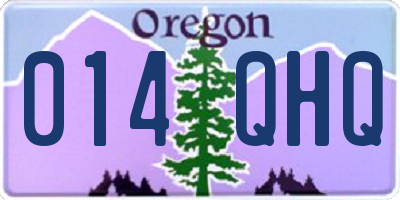 OR license plate 014QHQ
