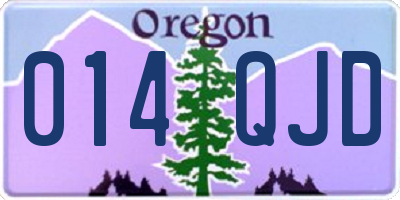 OR license plate 014QJD