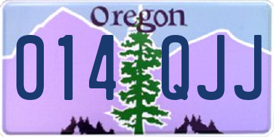 OR license plate 014QJJ