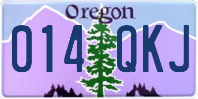 OR license plate 014QKJ