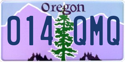 OR license plate 014QMQ