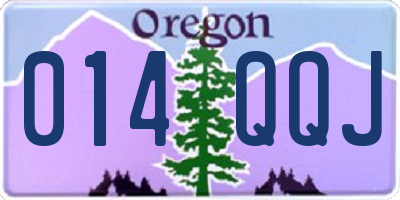 OR license plate 014QQJ