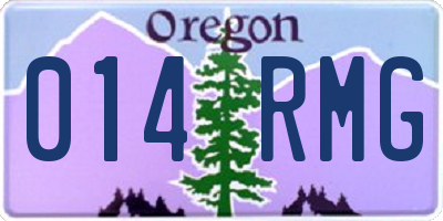 OR license plate 014RMG