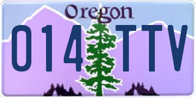 OR license plate 014TTV