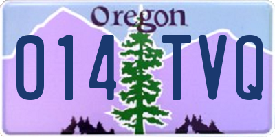 OR license plate 014TVQ