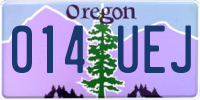 OR license plate 014UEJ