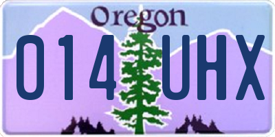 OR license plate 014UHX