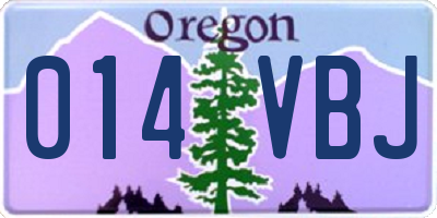 OR license plate 014VBJ