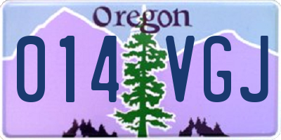 OR license plate 014VGJ