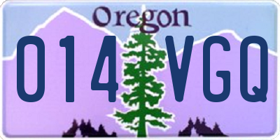 OR license plate 014VGQ