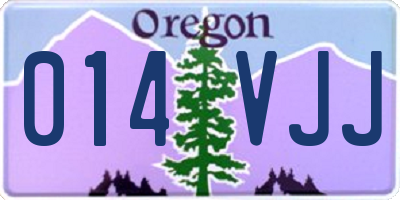 OR license plate 014VJJ
