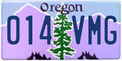 OR license plate 014VMG