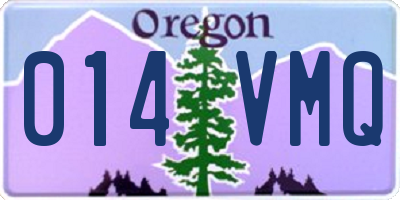 OR license plate 014VMQ