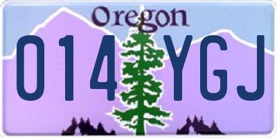 OR license plate 014YGJ