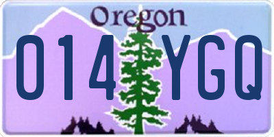 OR license plate 014YGQ