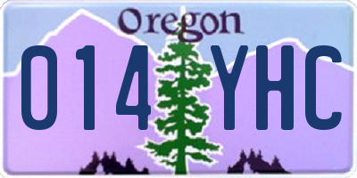 OR license plate 014YHC